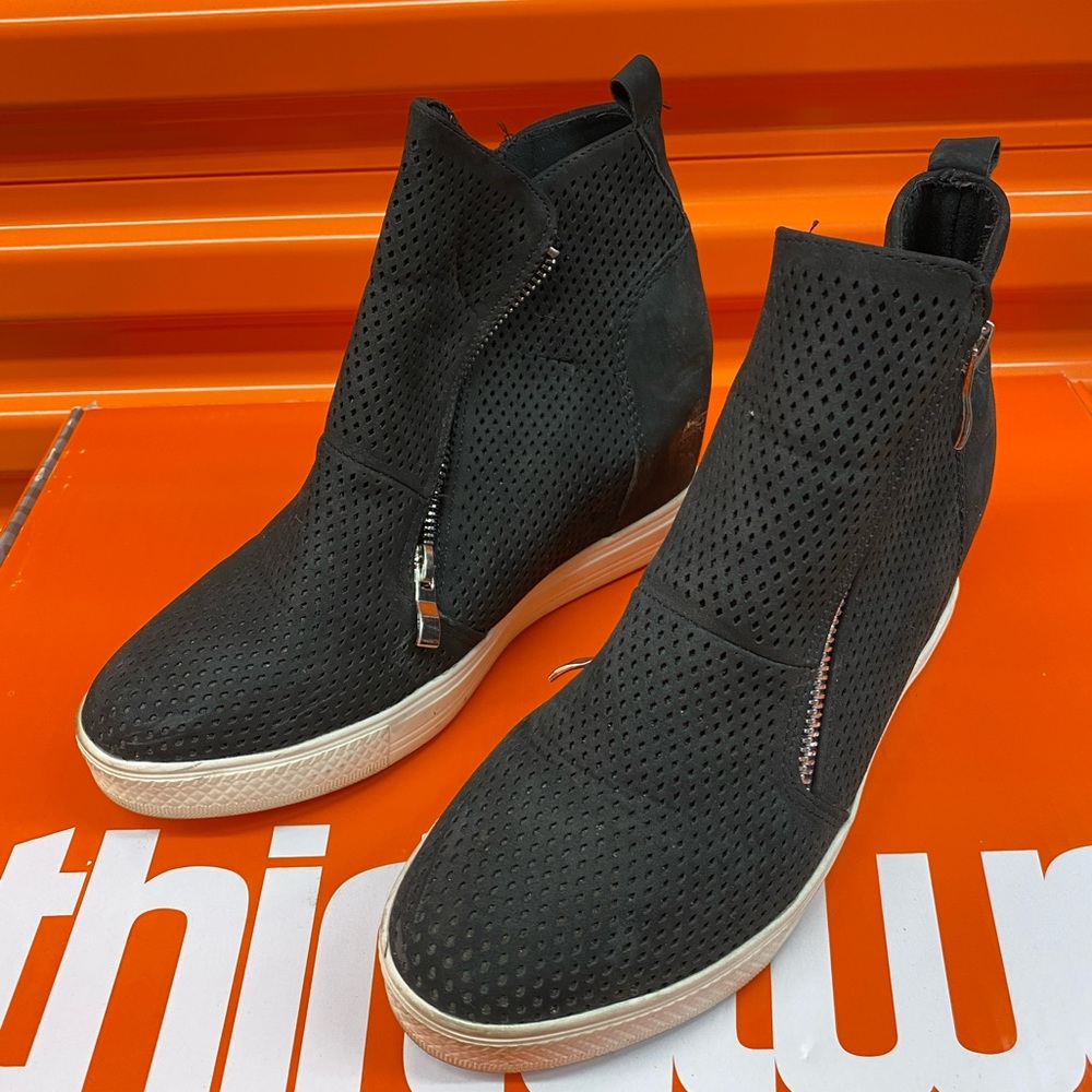 Boutique Brand Moto Stacked Sneakers